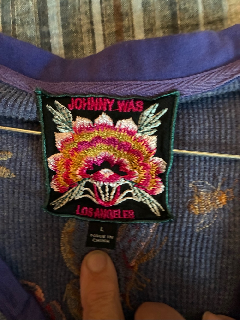 Johnny Was embroidered top - Picture 2 of 3